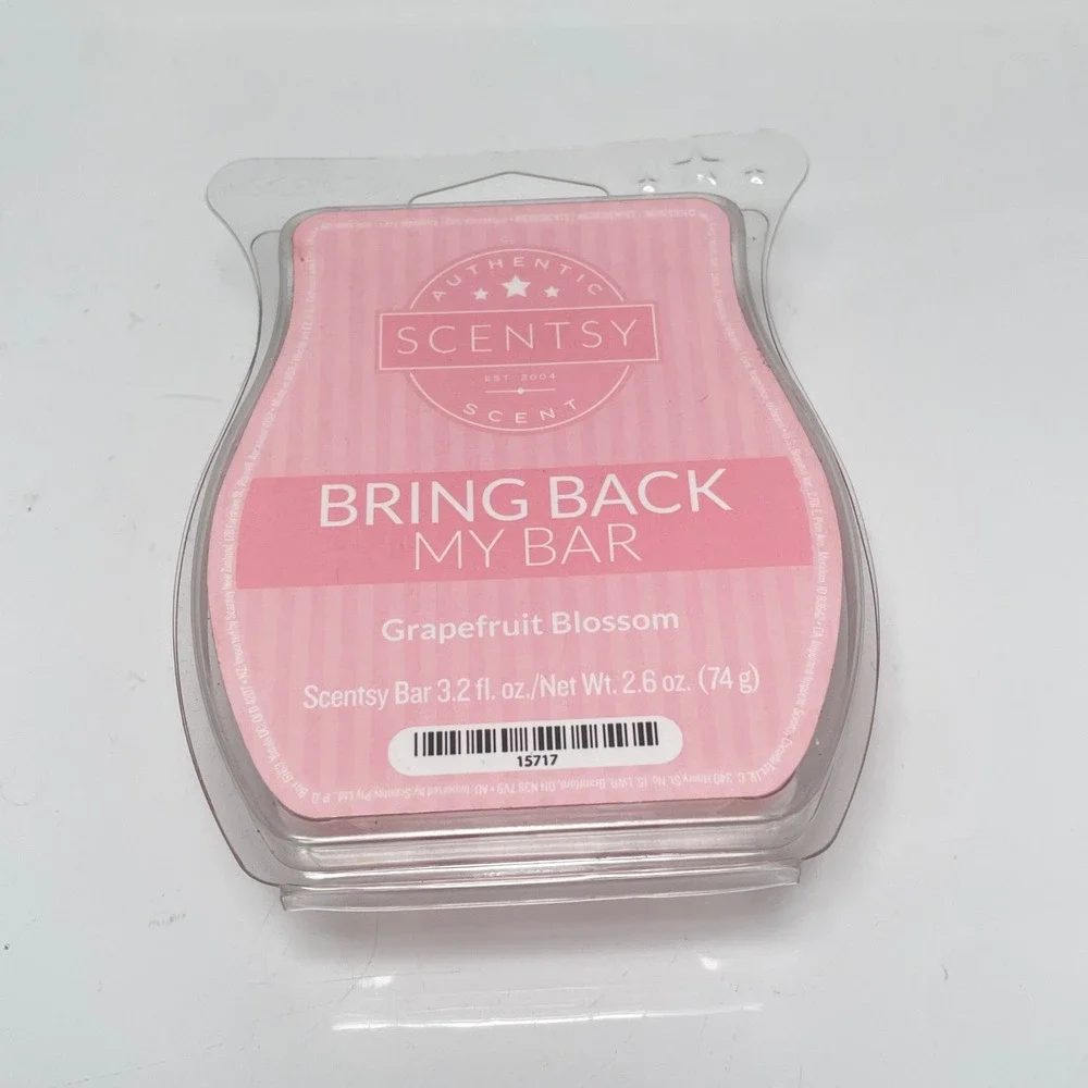 Scentsy Grapefruit Blossom Wax‎ Bar Bring Back My Bar 2.6 oz 74g 15717 New